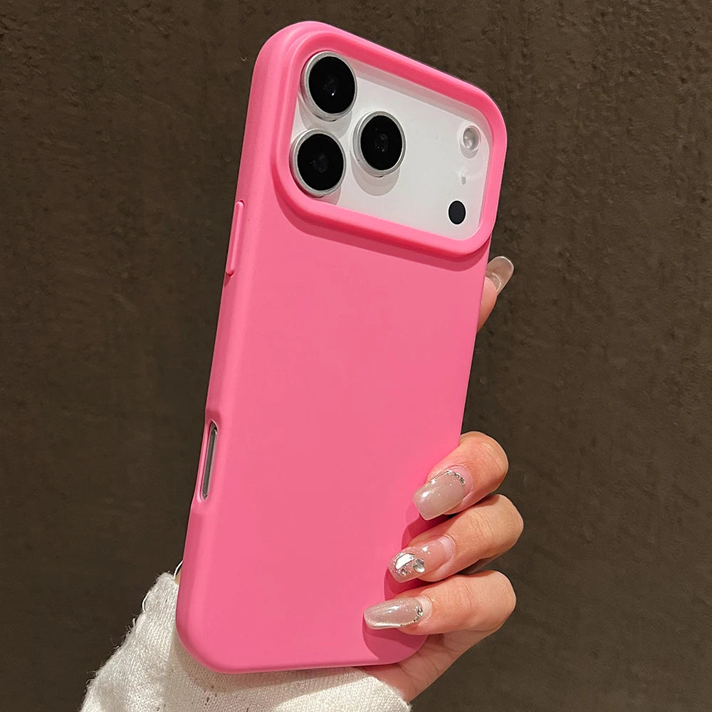 Candy Color Silicone Shockproof Phone Case for iPhone 17 / 17 Pro / 17 Pro Max / 17 Air